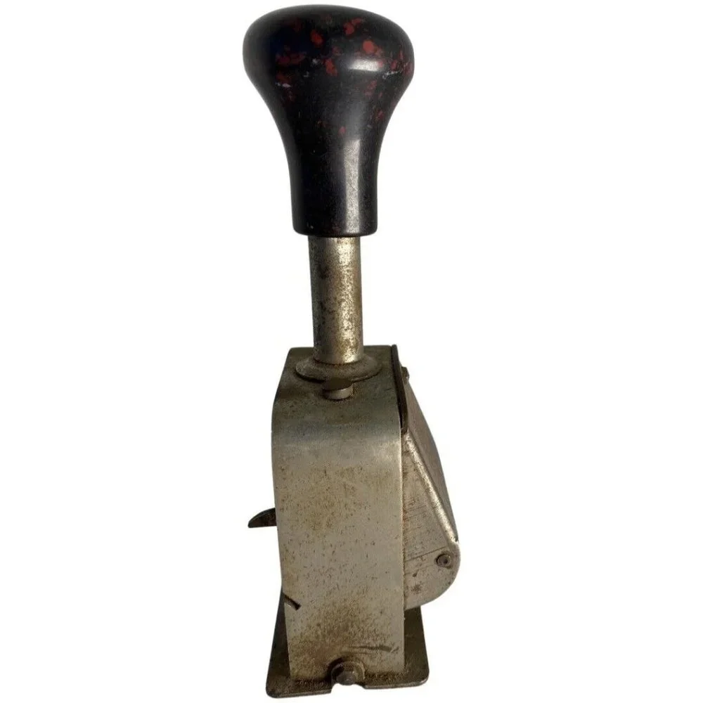 Vtg Roberts Numbering Machine Stamp Model No 190